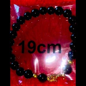 Beautiful onyx 10 mm gemstone 💎 stretchy bracelet of 19 CM